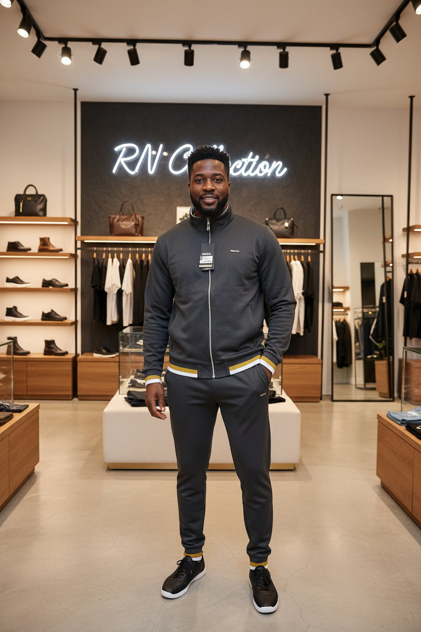 Ensemble Blouson Boss Gris