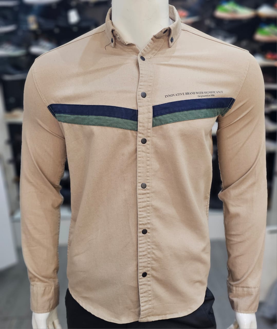 Chemise FK Beige