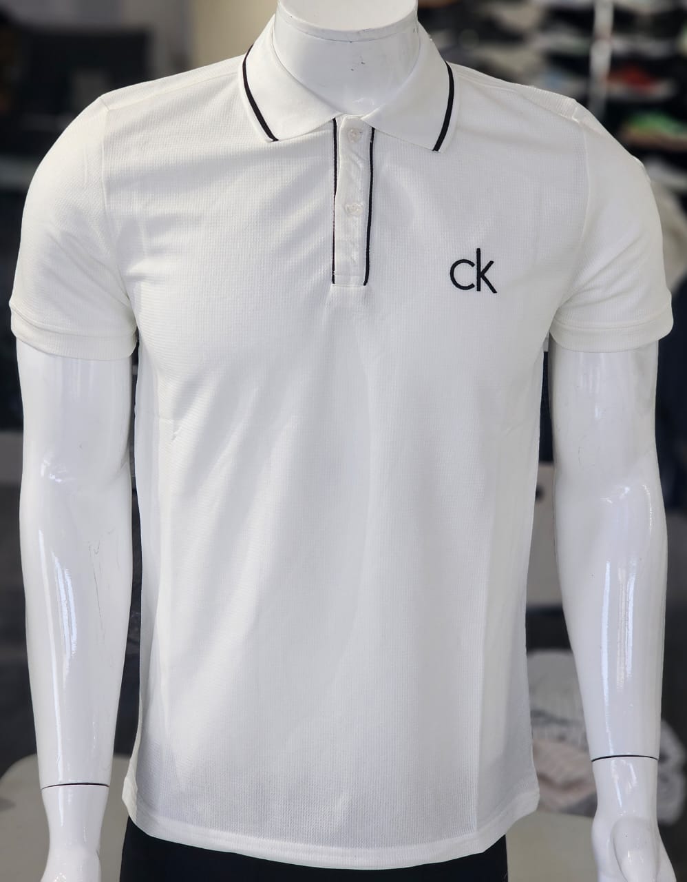 Polo Ck Blanc