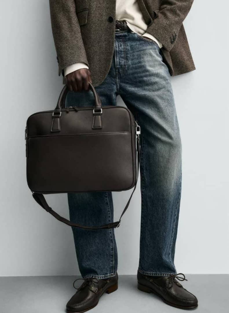 Sac Cartable cuir Marron