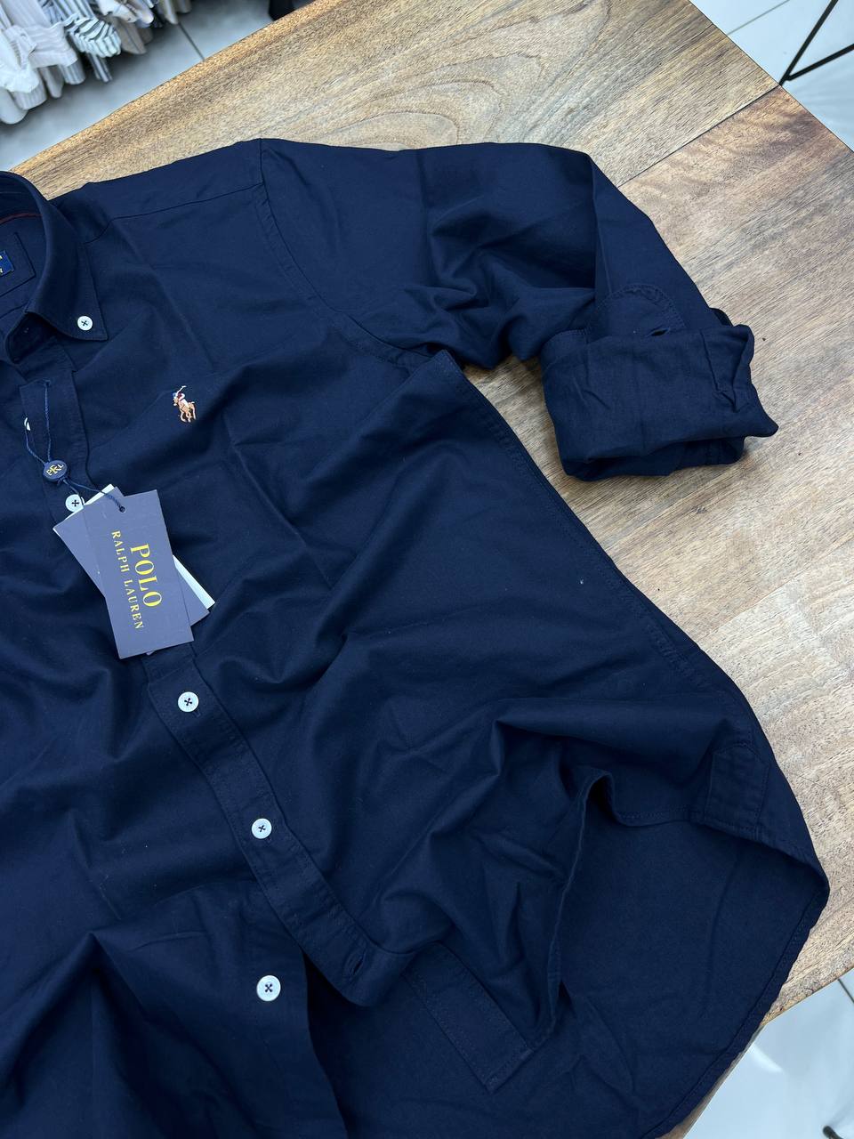 Chemise Polo Bleu de Nuit
