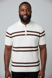 Polo Maille Blanc