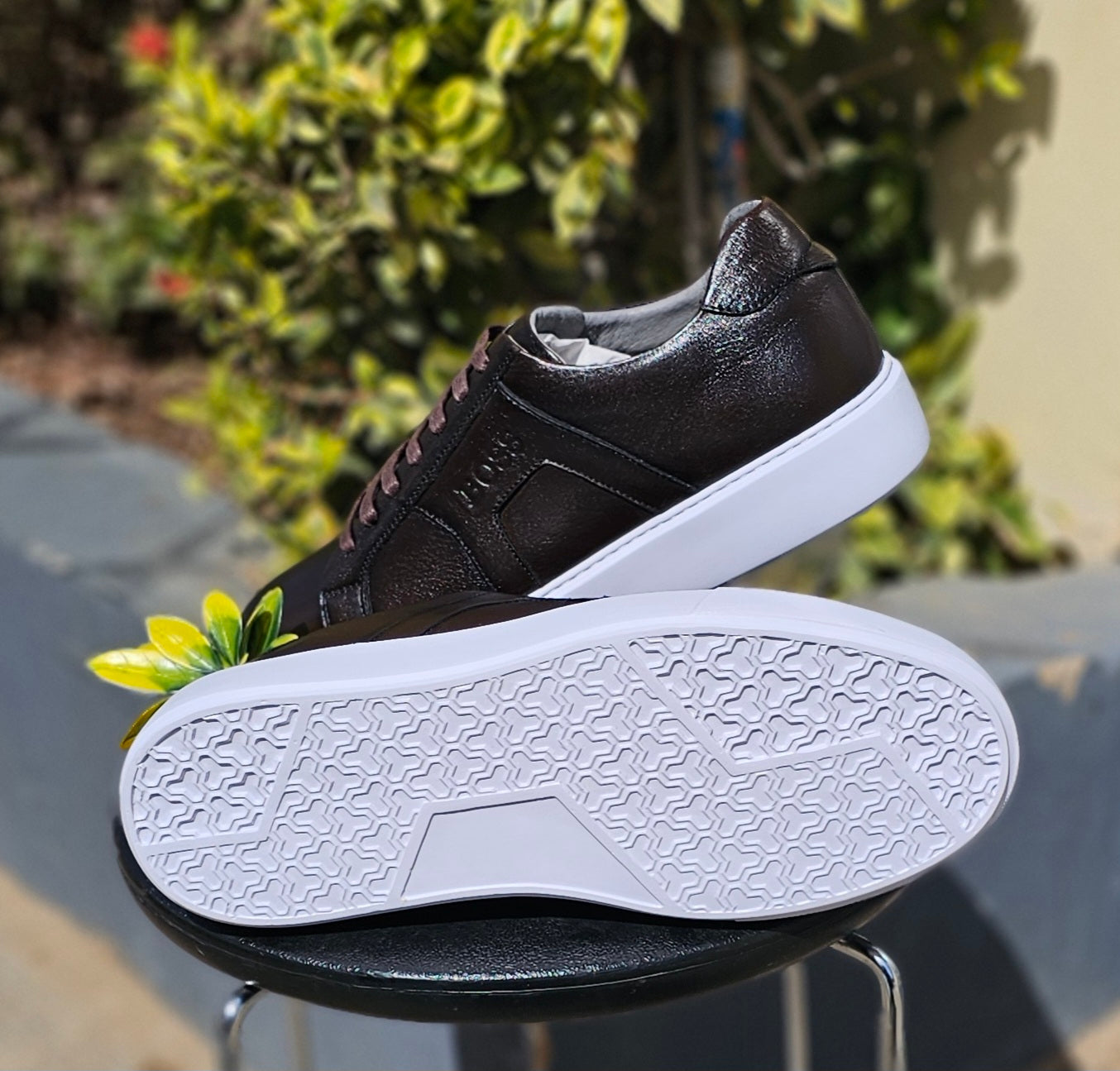 Basket Cuir 104# Marron