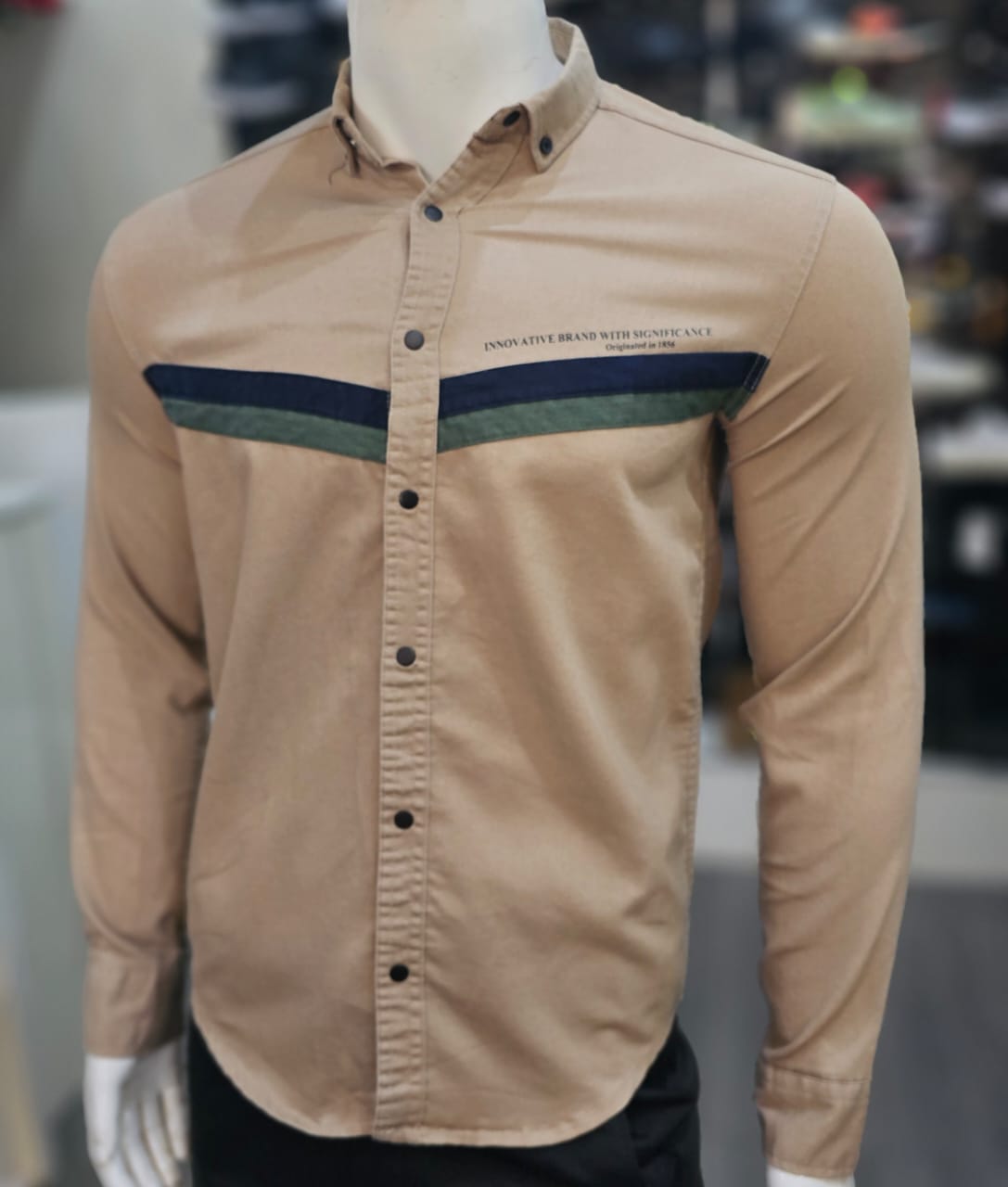 Chemise FK Beige