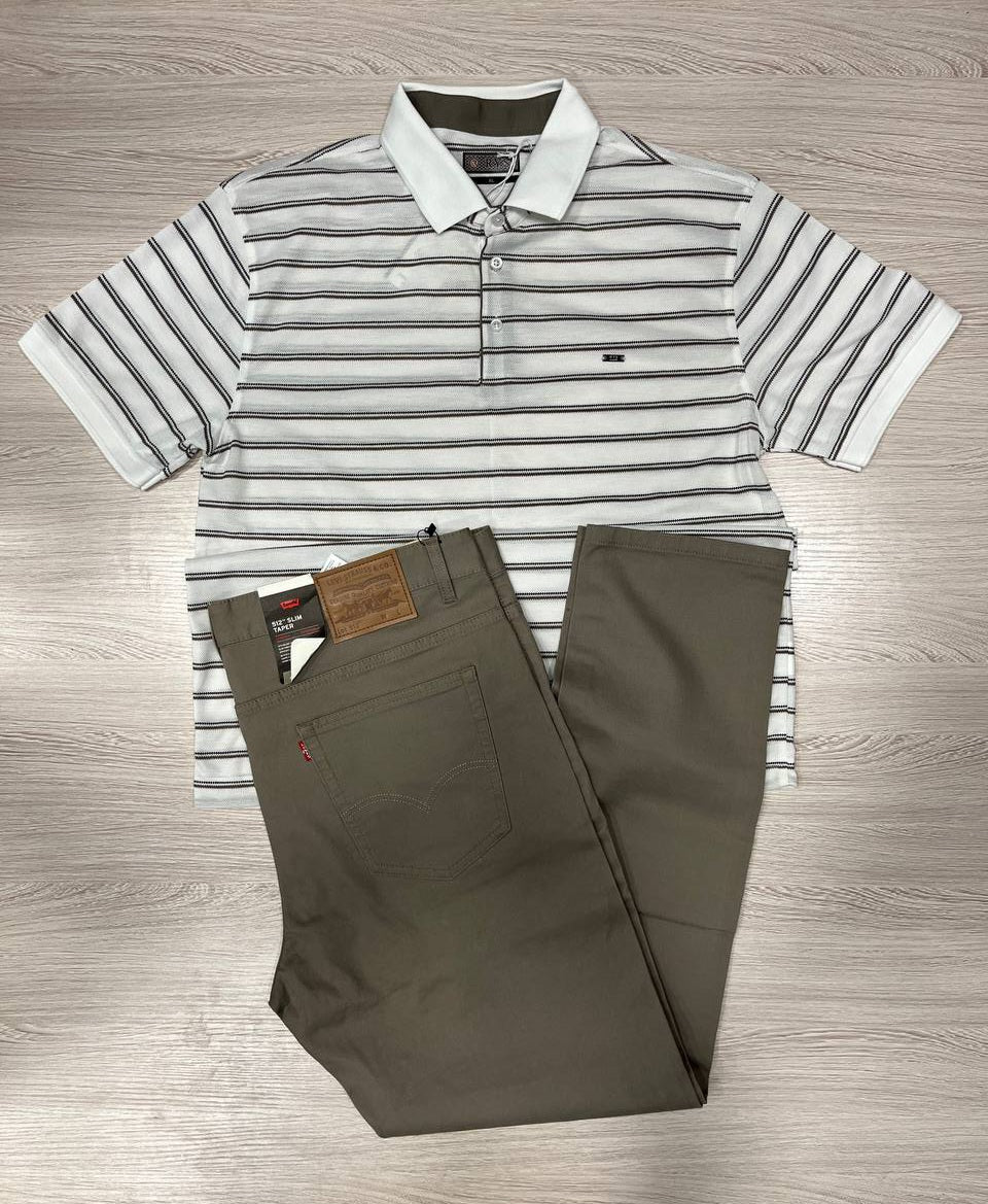 Ensemble Polo kakki