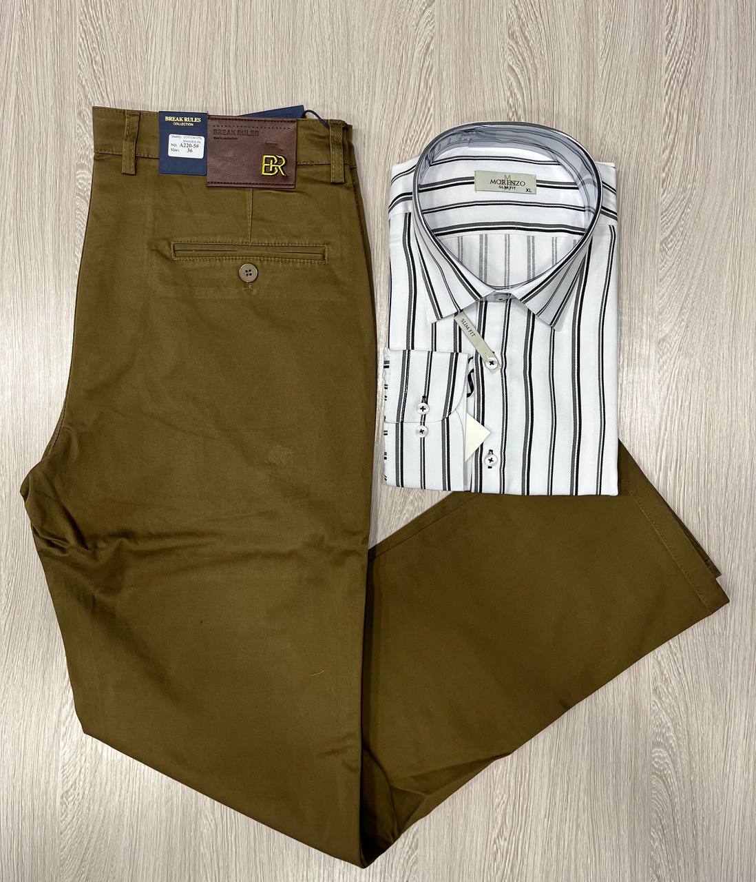 Ensemble Chemise Kakki