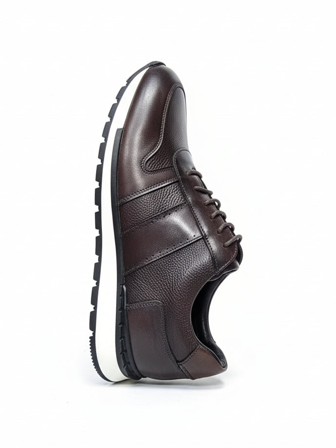 Basket cuir 803# Marron