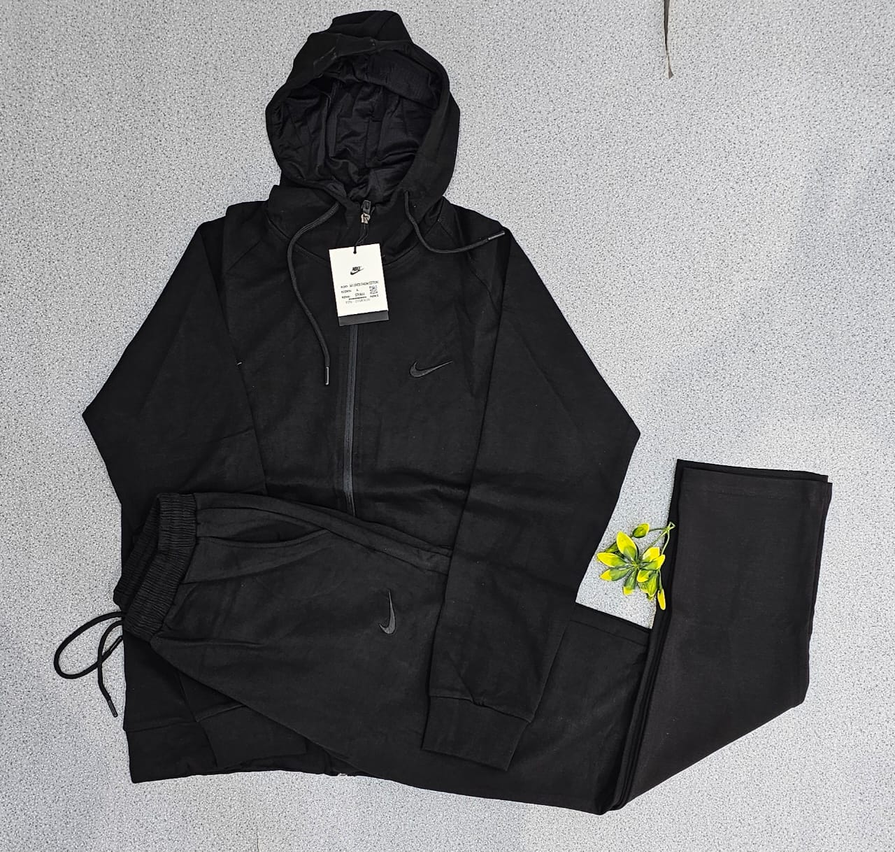 Ensemble blouson cotton Noir