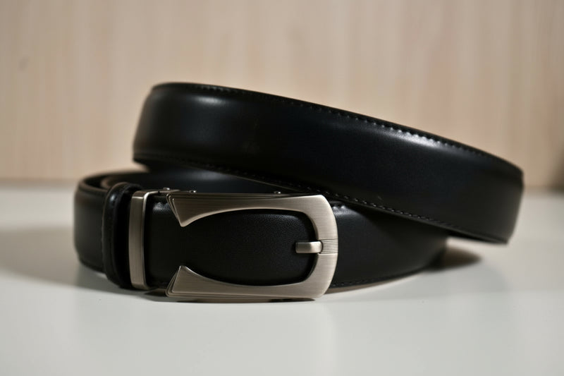 Ceinture Cuir Reglage MR Noir