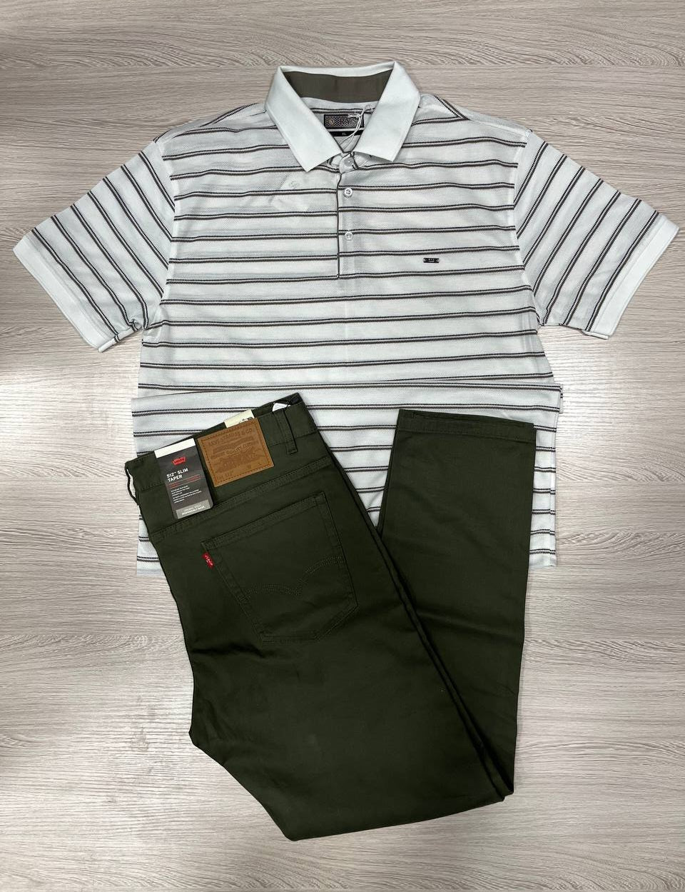 Ensemble Polo kakki