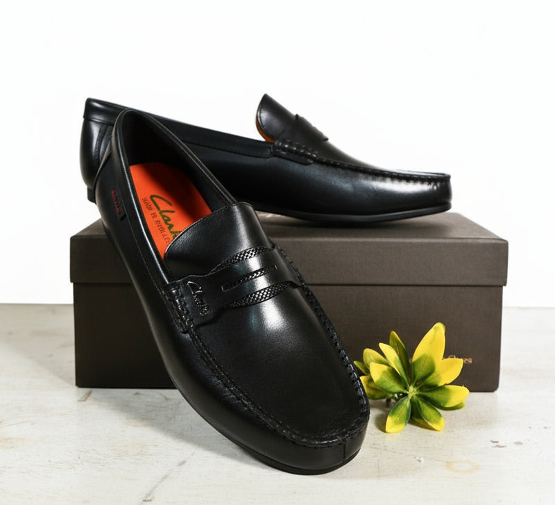 Mocassin Cuir 4# Noir