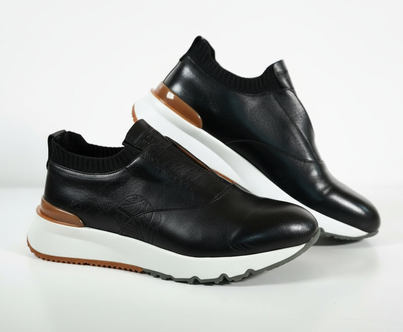 Basket Cuir 1028#Noir