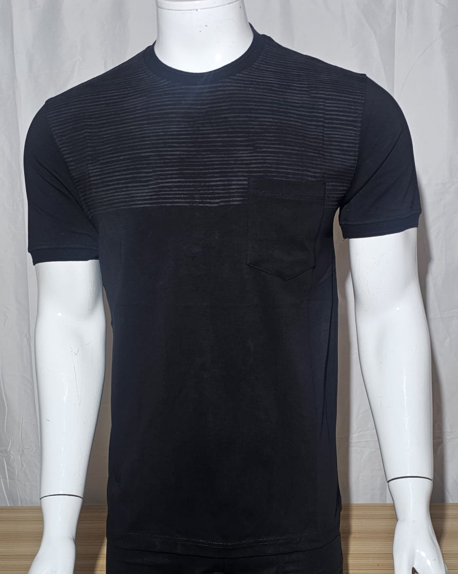T-shirt Rys Poche Bleu Nuit