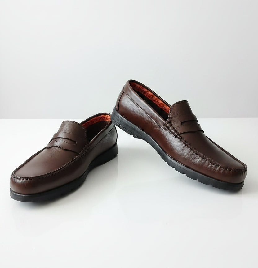 Mocassin Cuir R24 Marron