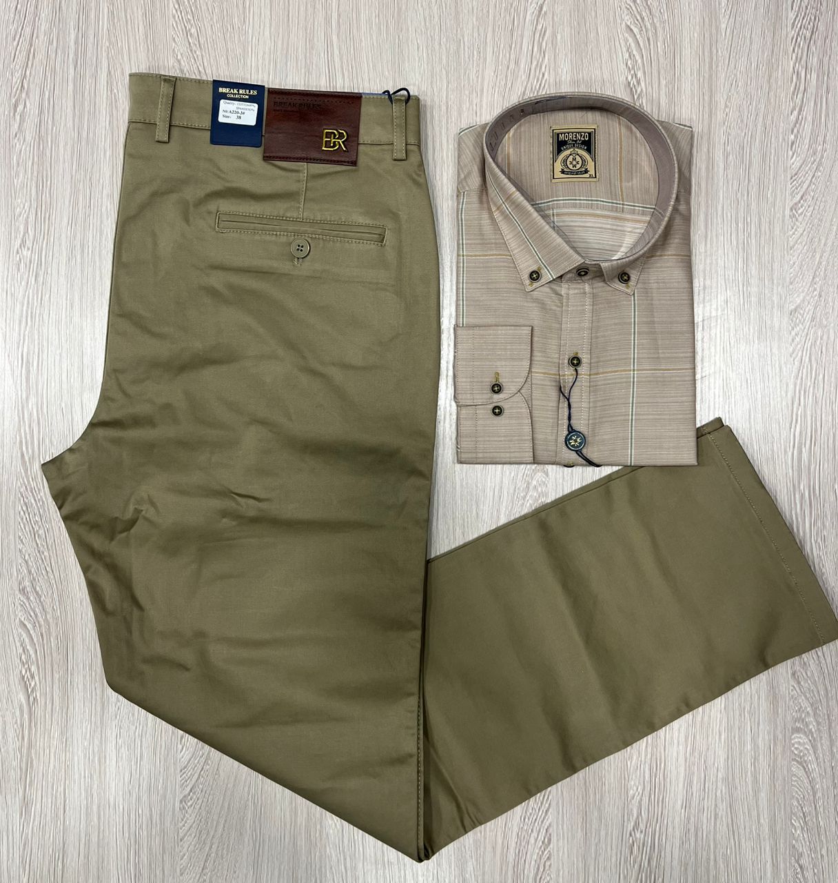 Ensemble Chemise kakki