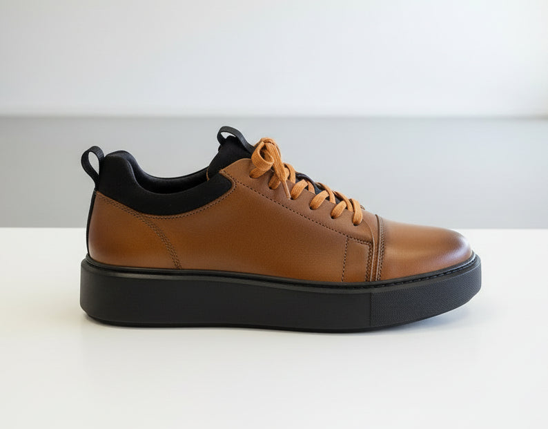 Basket Cuir 044# Tabac