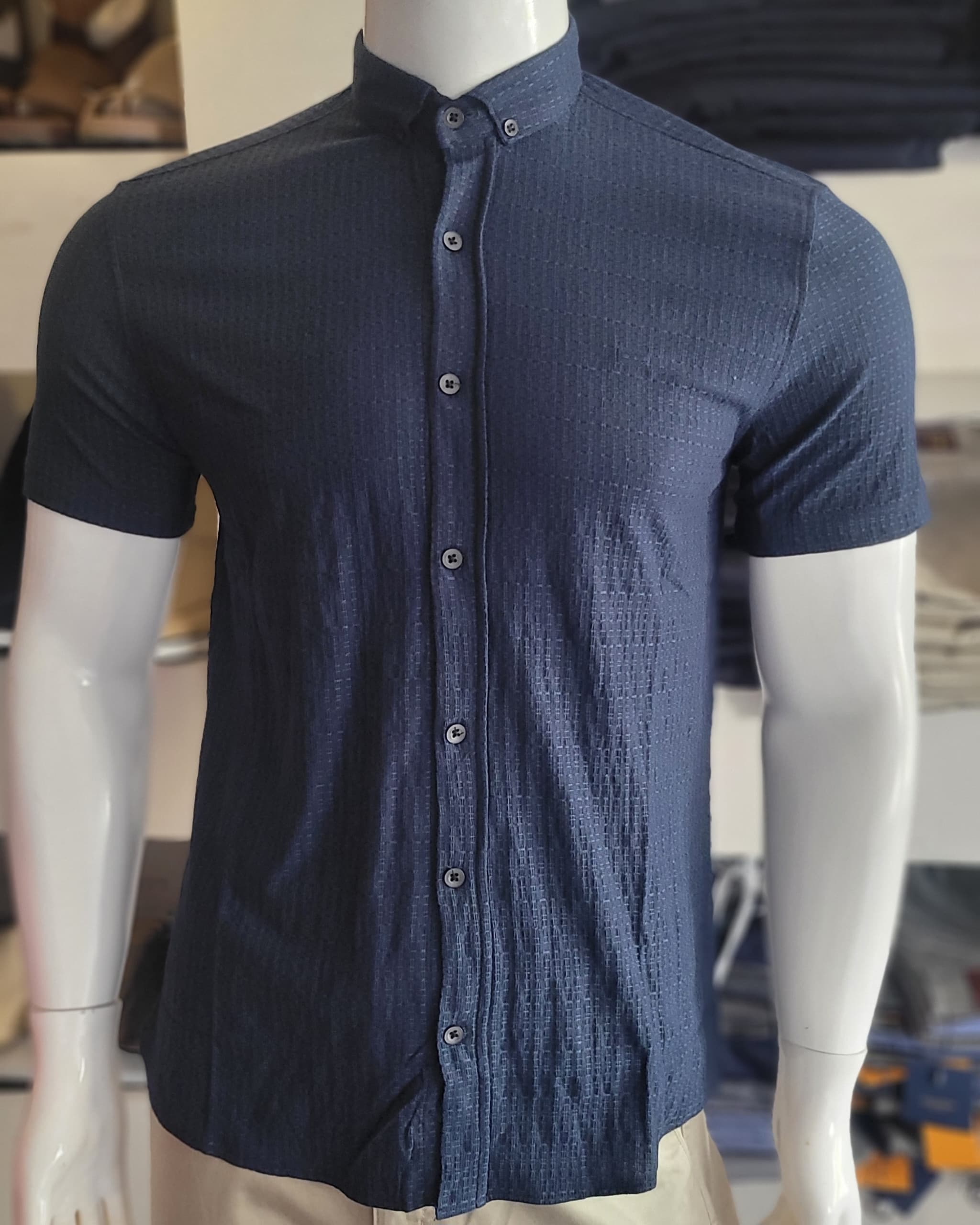 Chemise RYS Bleu de Nuit
