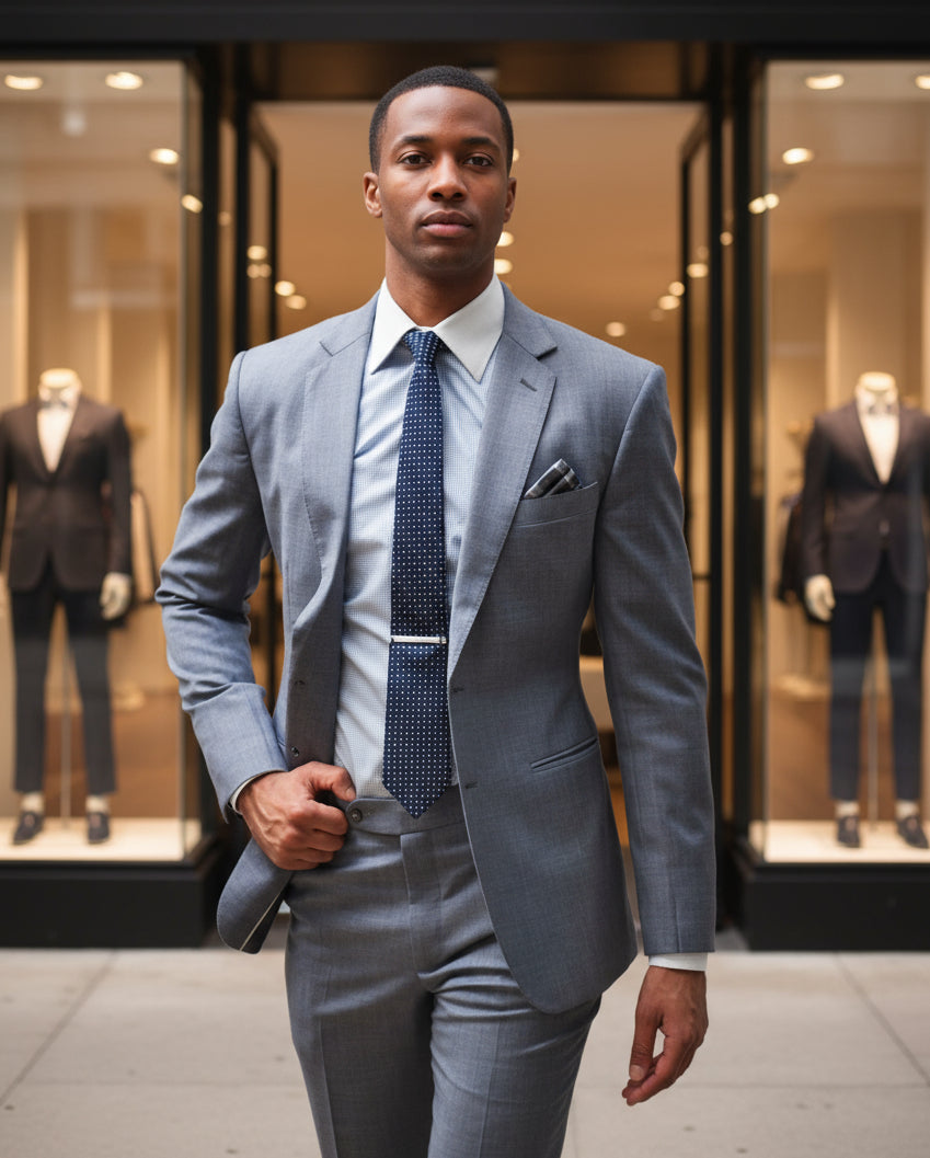 Ensemble costume 2pieces gris clair